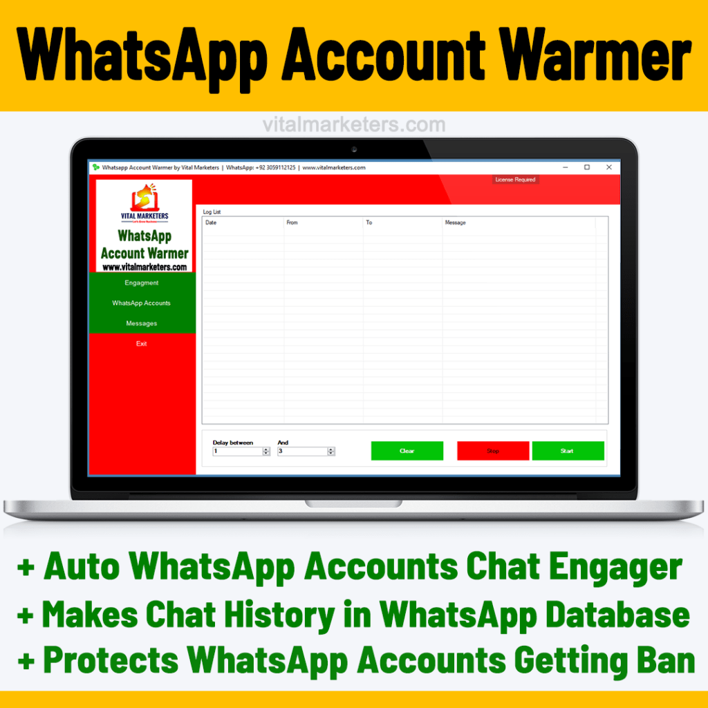 Vital WhatsApp Account Warmer Software Tool