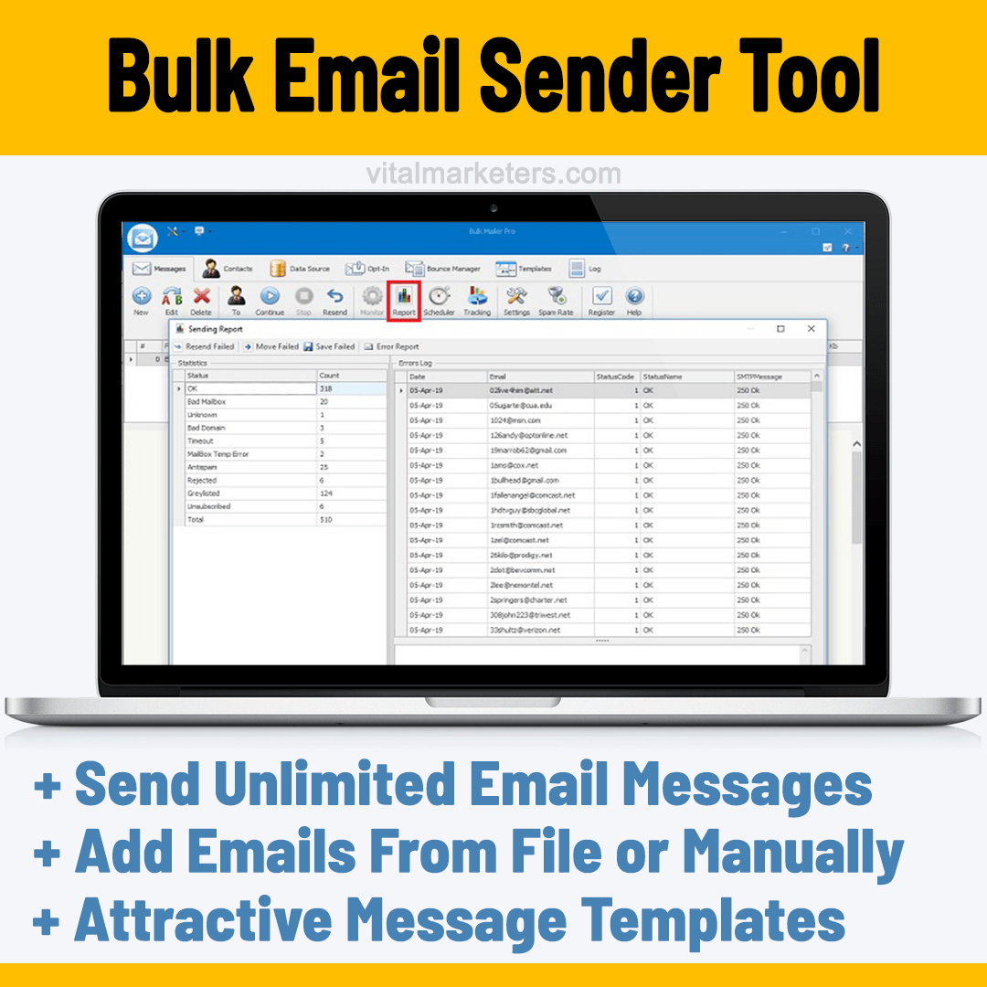 Email Marketing Software Tool by Vital Marketers