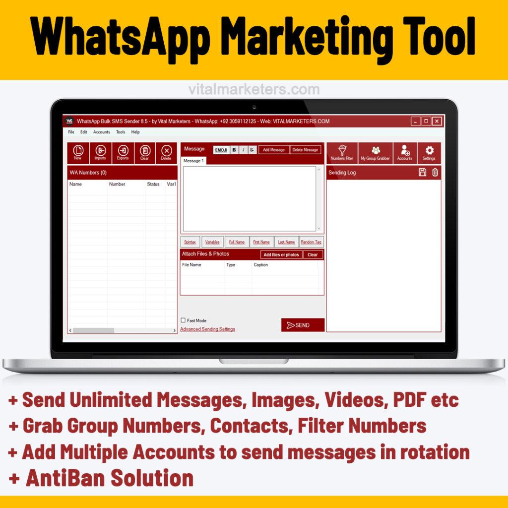 WsTool WhatsApp Marketing Software by Vital Marketers